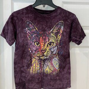 The Mountain Abyssinian T-Shirt Size Large Purple